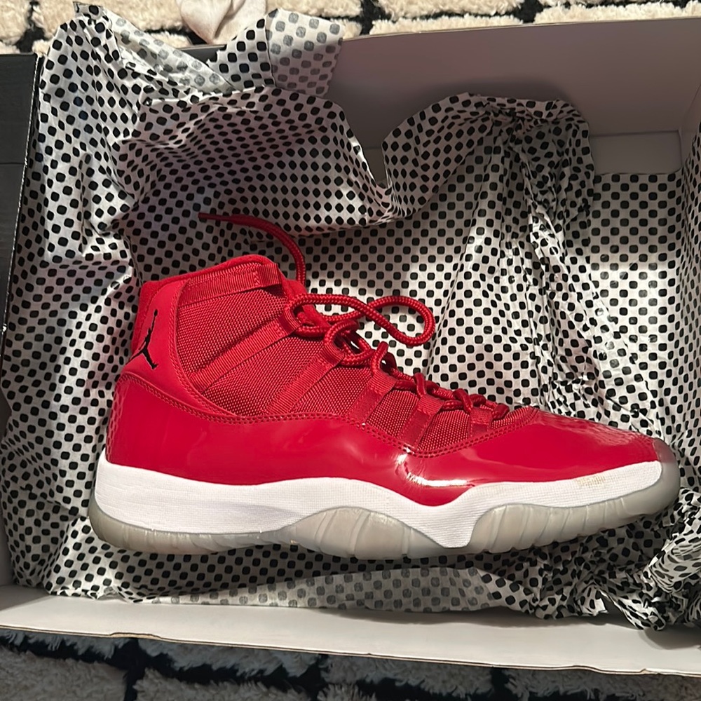 Jordan 11. Worn twice. Original box. Size 13